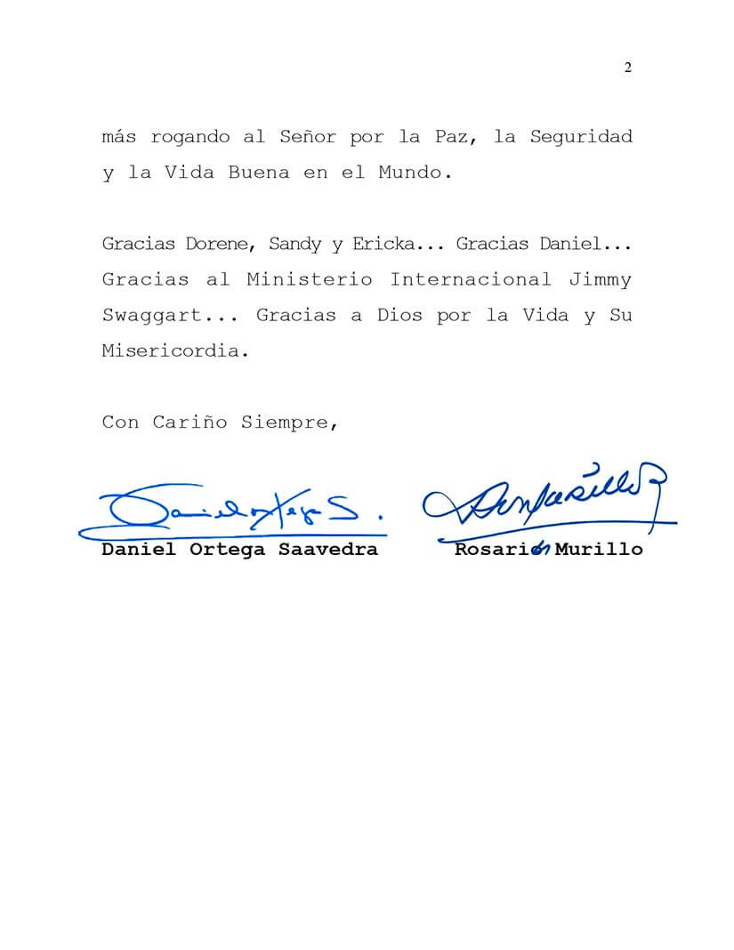 mensaje-de condolencias-nicaragua-familia-daniel-burrit-